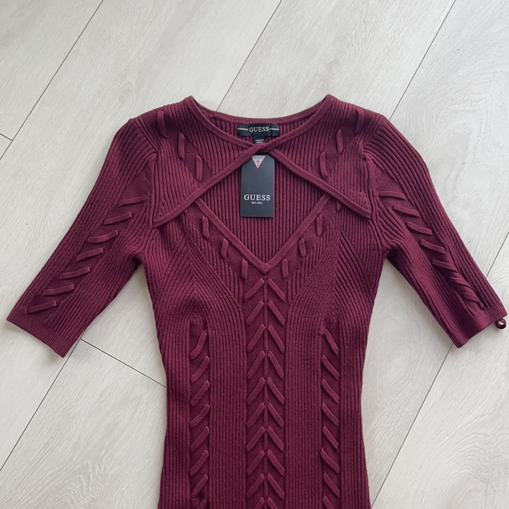 GUESS XS/TP RIB DRESS - Picture 2 of 4